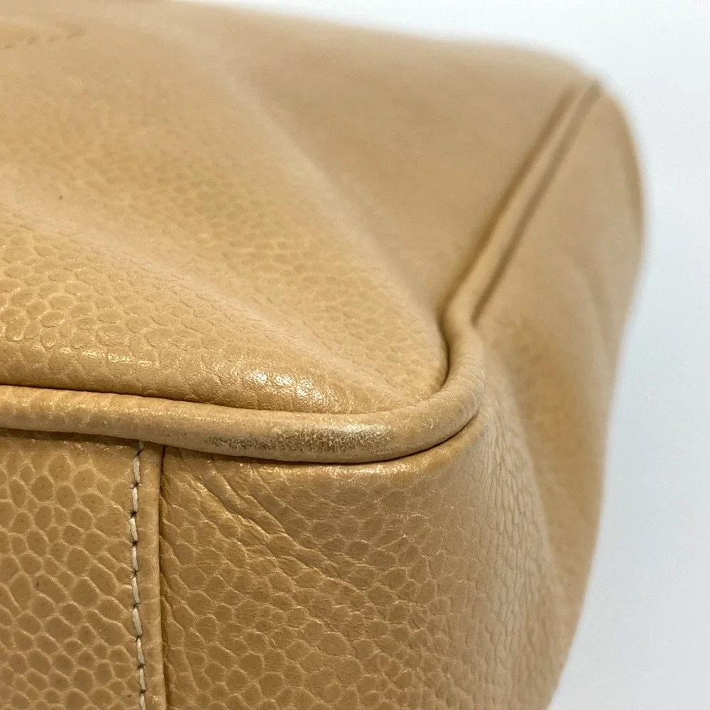 CHANEL Cream Shoulder Bag